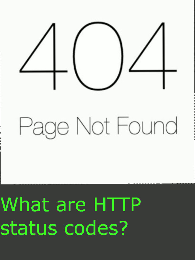 What are HTTP status codes?